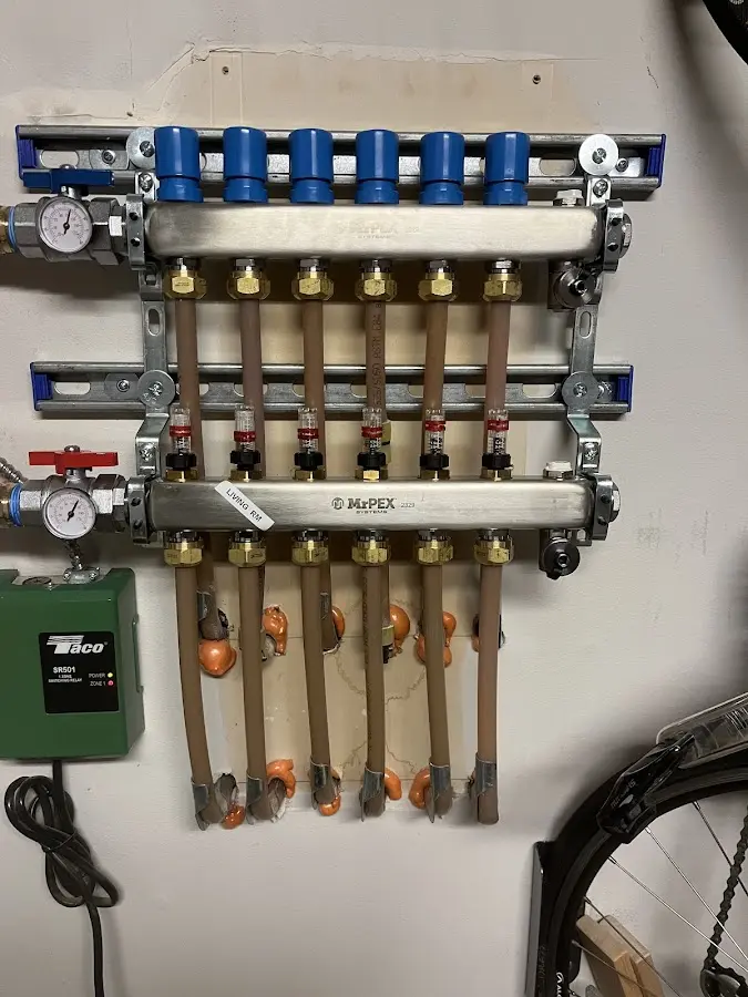 Plumber performing Leak Detection at a residential property in Zephyrhills